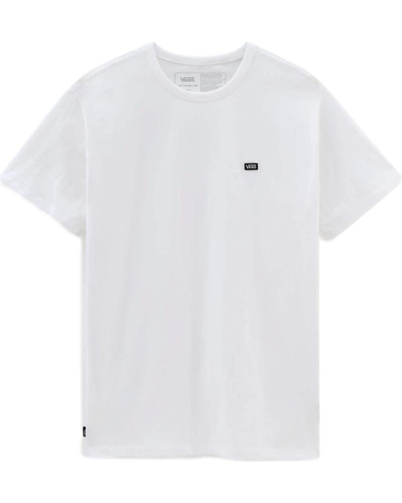 VANS OFF THE WALL WHITE BASIC COTTON T-SHIRT BLANCO