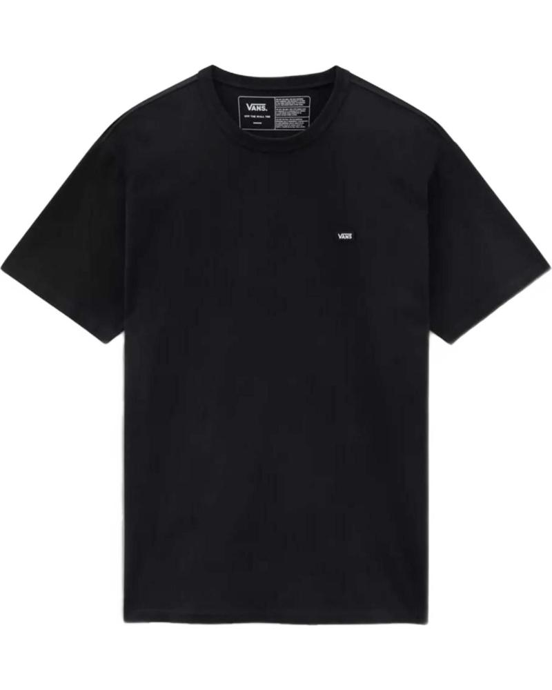 VANS OFF THE WALL BLACK CLASSIC COTTON T-SHIRT NEGRO