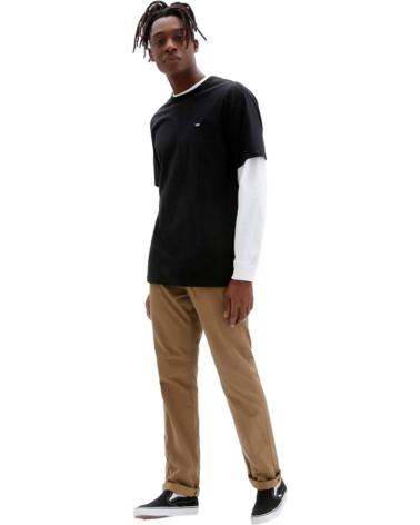 VANS OFF THE WALL BLACK CLASSIC COTTON T-SHIRT NEGRO