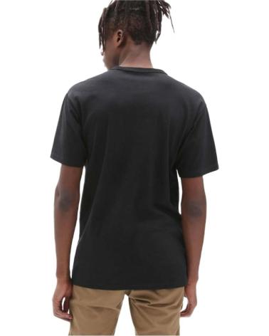 VANS OFF THE WALL BLACK CLASSIC COTTON T-SHIRT NEGRO