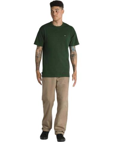 VANS OFF THE WALL GREEN ESSENTIAL COTTON T-SHIRT VERDE