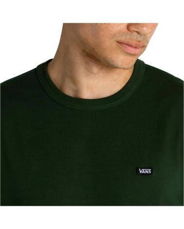 VANS OFF THE WALL GREEN ESSENTIAL COTTON T-SHIRT VERDE