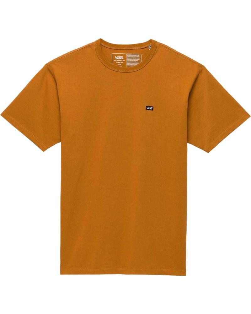 CLASSIC VANS OFF THE WALL BROWN T-SHIRT FOR MEN MARRóN