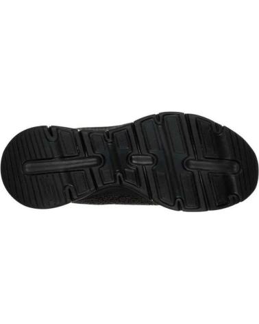SKECHERS BASKETS CASUAL NOIRES POUR FEMME NEGRO