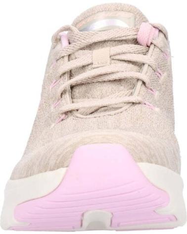 SKECHERS SCARPE CASUAL DONNA ARCH FIT BEIGE BEIGE