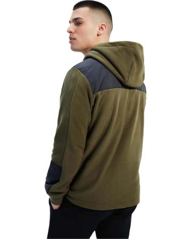 ELLESSE GREEN FLEECE HOODIE VERDE