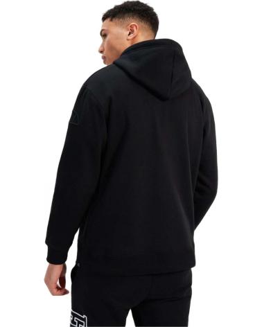 ELLESSE MEN'S CLASSIC BLACK HOODED SWEATSHIRT NEGRO