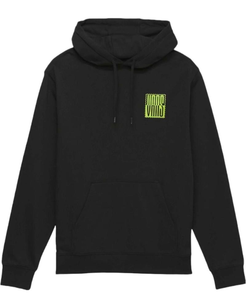 VANS OFF THE WALL KAPUZENPULLOVER SCHWARZ MIT VERZERRTEM GRAFIK NEGRO