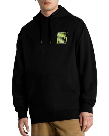 VANS OFF THE WALL KAPUZENPULLOVER SCHWARZ MIT VERZERRTEM GRAFIK NEGRO