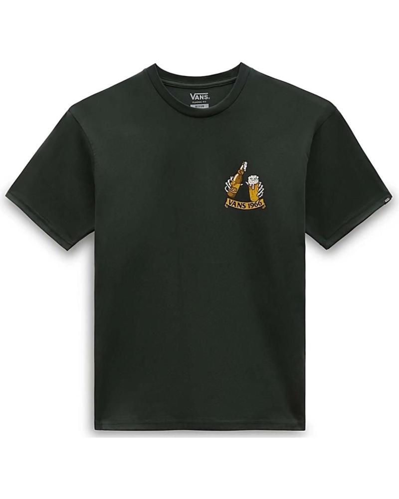 VANS OFF THE WALL GREEN GRAPHIC T-SHIRT VERDE