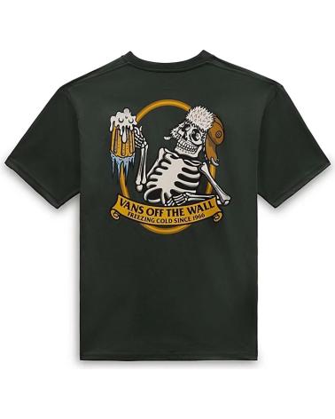 VANS OFF THE WALL GREEN GRAPHIC T-SHIRT VERDE