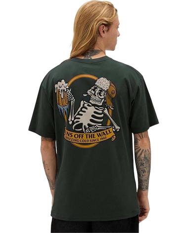 VANS OFF THE WALL GREEN GRAPHIC T-SHIRT VERDE