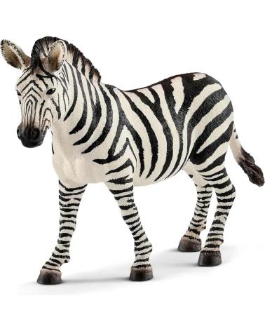 FIGURINE DE ZÈBRE SCHLEICH - RÉPLIQUE RÉALISTE D'ANIMAL SAUVAGE BLANCO