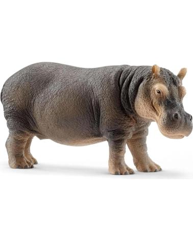 FIGURINE SCHLEICH HIPPOPOTAME JOUET GRIS GRIS