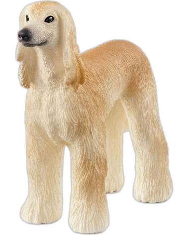 FIGURINE SCHLEICH CHIEN AFGHAN BEIGE - COLLECTION ANIMAUX BEIGE