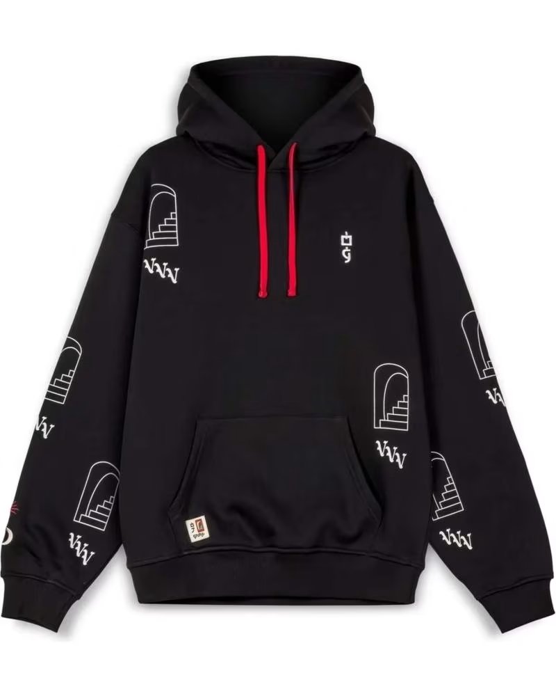 GRIMEY KAPUZENPULLOVER GCH586-BLK FÜR HERREN NEGRO