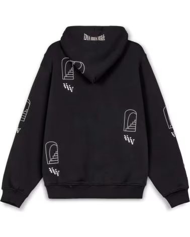 GRIMEY KAPUZENPULLOVER GCH586-BLK FÜR HERREN NEGRO
