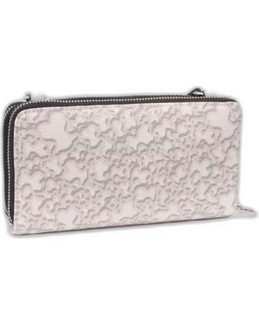 TOUS KAOS MONOGRAM GRAY CROSSBODY WALLET BAG GRIS