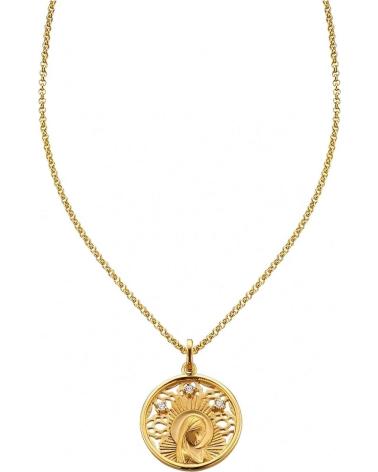 COLLIER PENDENTIF DURAN EXQUSE DORÉ AVEC MÉDAILLON AJOURÉ DORADO