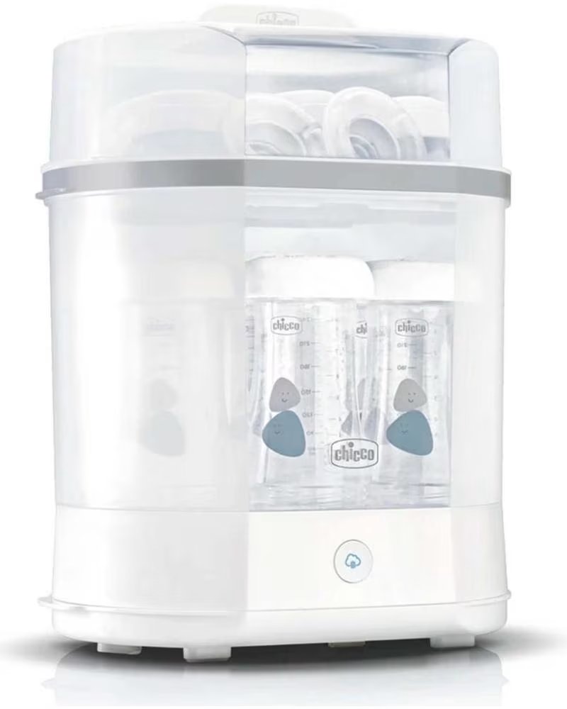 CHICCO ESTERILIZADOR DE BIBERÕES A VAPOR BRANCO 3 EM 1 BLANCO