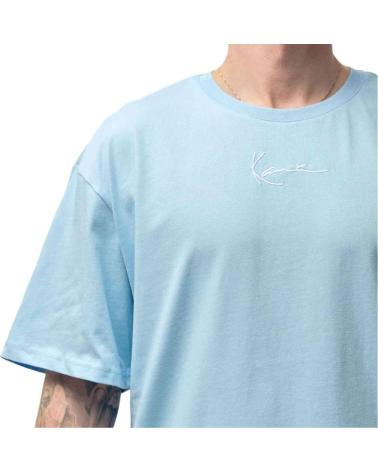 HERREN T-SHIRT KARL KANI HELLBLAU - URBANER OVERSIZE-STIL AZUL