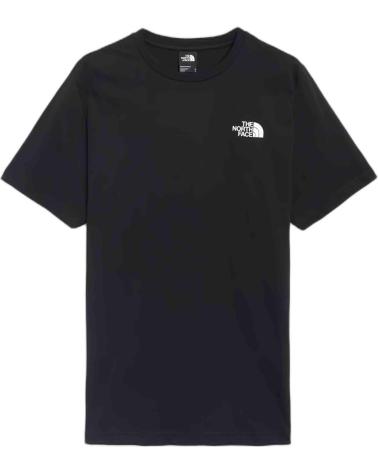 THE NORTH FACE SHORT SLEEVE T-SHIRT FOR KIDS BLACK NEGRO