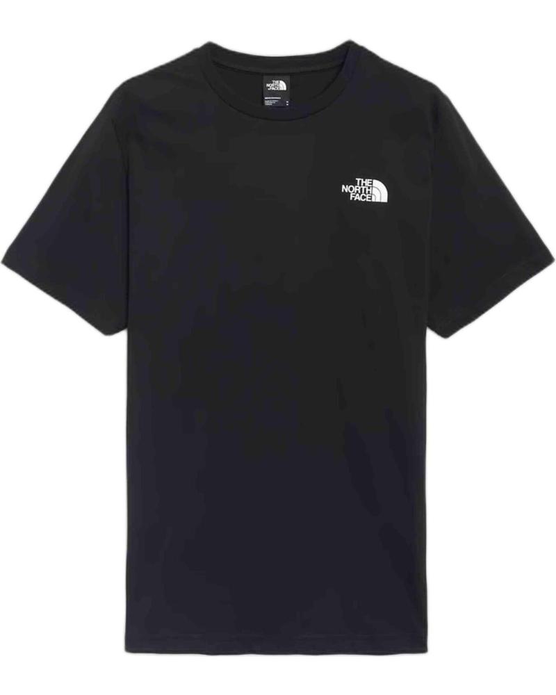 THE NORTH FACE SHORT SLEEVE T-SHIRT FOR KIDS BLACK NEGRO