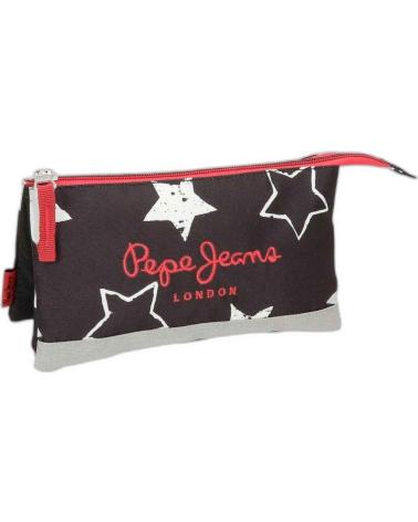 ASTUCCIO PEPE JEANS NERO CON STELLE BIANCHE NEGRO