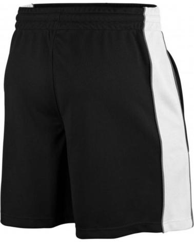 '47 BRAND SPORT-SHORTS FÜR HERREN - SCHWARZ MIT WEISSEM STREIFEN NEGRO