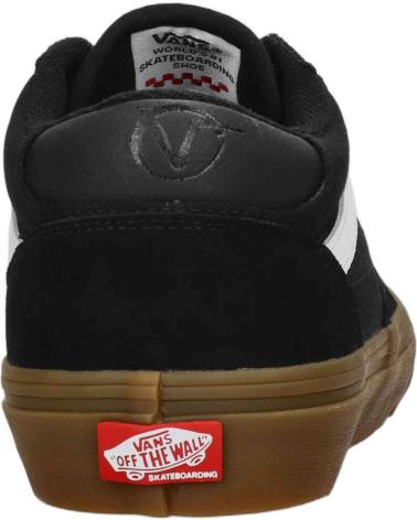 VANS OFF THE WALL SKATESCHUHE - SCHWARZ MIT GUMMISOHLE NEGRO