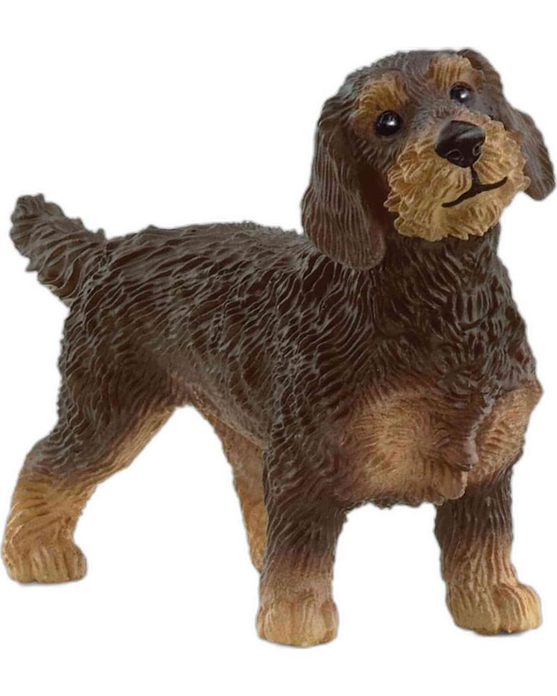 SCHLEICH FIGURA DE PERRO SALCHICHA DE PELO DURO MULTICOLOR MULTICOLOR