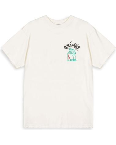 GRIMEY BEIGE T-SHIRT WITH GRAPHIC PRINT BEIGE