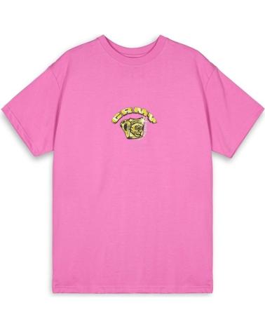 GRIMEY PINK T-SHIRT WITH GRAPHIC PRINT ROSA