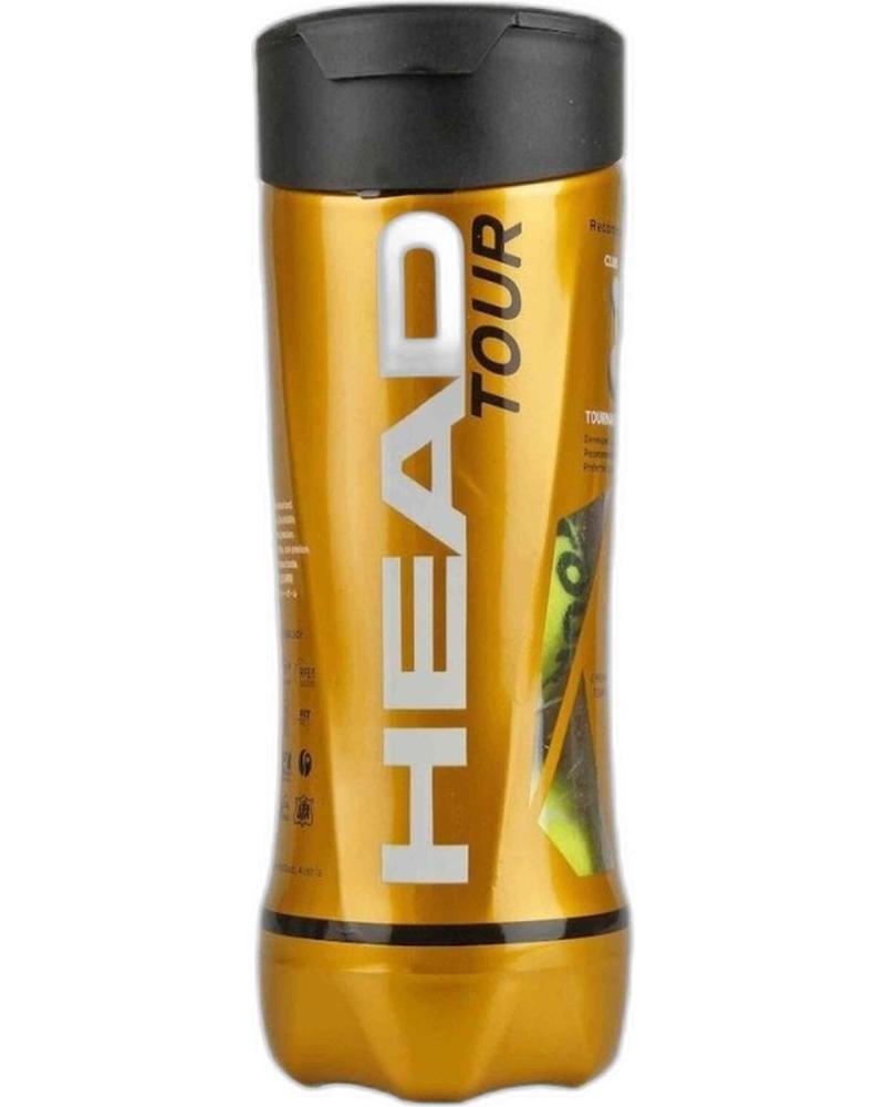 HEAD TOUR PELOTAS DE TENIS - BOTE AMARILLO AMARILLO