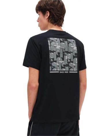 T-SHIRT SPORT ELLESSE NOIR AVEC IMPRIMÉ GRAPHIQUE AU DOS NEGRO