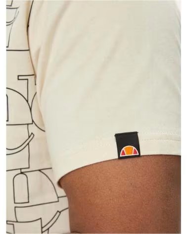 ELLESSE GILLIANO PRINTED OFF WHITE BEIGE T-SHIRT BEIGE