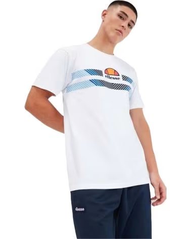ELLESSE T-SHIRT MANCHES COURTES SHR20275-WHT HOMME BLANCO