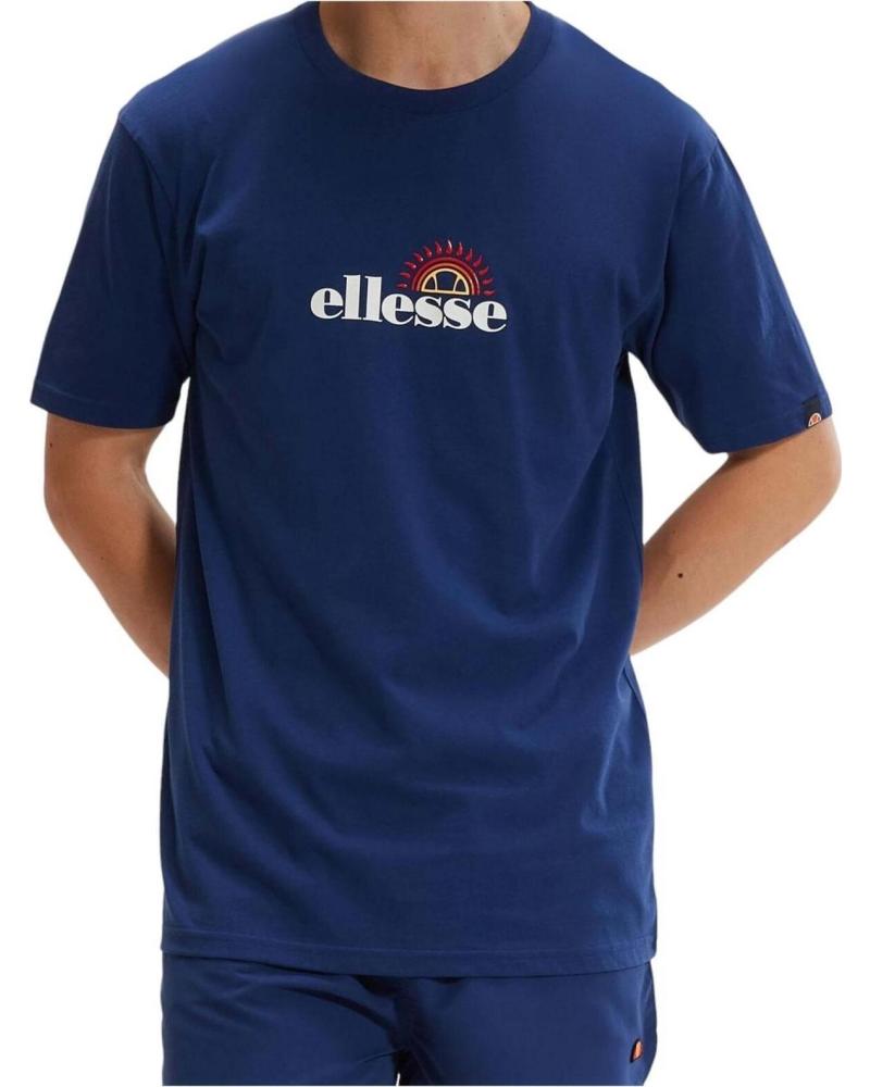 ELLESSE T-SHIRT BLEU MARINE AVEC LOGO AZUL