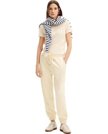 Inicio-DESIGUAL-PANTALONES-LARGOS-EN-COLOR-PARA-MUJER-BEIGE