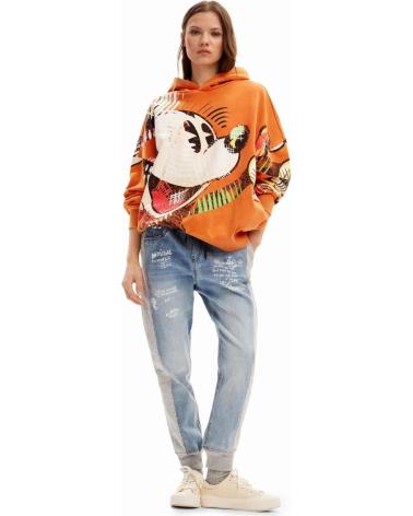 DESIGUAL SUDADERAS EN COLOR PARA MUJER NARANJA