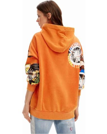 DESIGUAL SUDADERAS EN COLOR PARA MUJER NARANJA