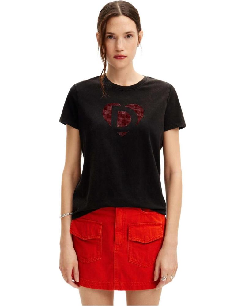 Home-DESIGUAL-CAMISETAS-Y-POLOS-EN-COLOR-PARA-MUJER-NEGRO