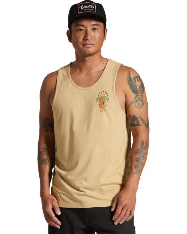 BRIXTON CAMISETAS Y POLOS EN COLOR PARA HOMBRE BEIGE