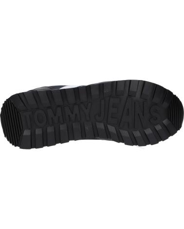 Scarpe sport per Uomo TOMMY HILFIGER EM0EM01081 LEATHER TJM RUNNER BDS BLACK