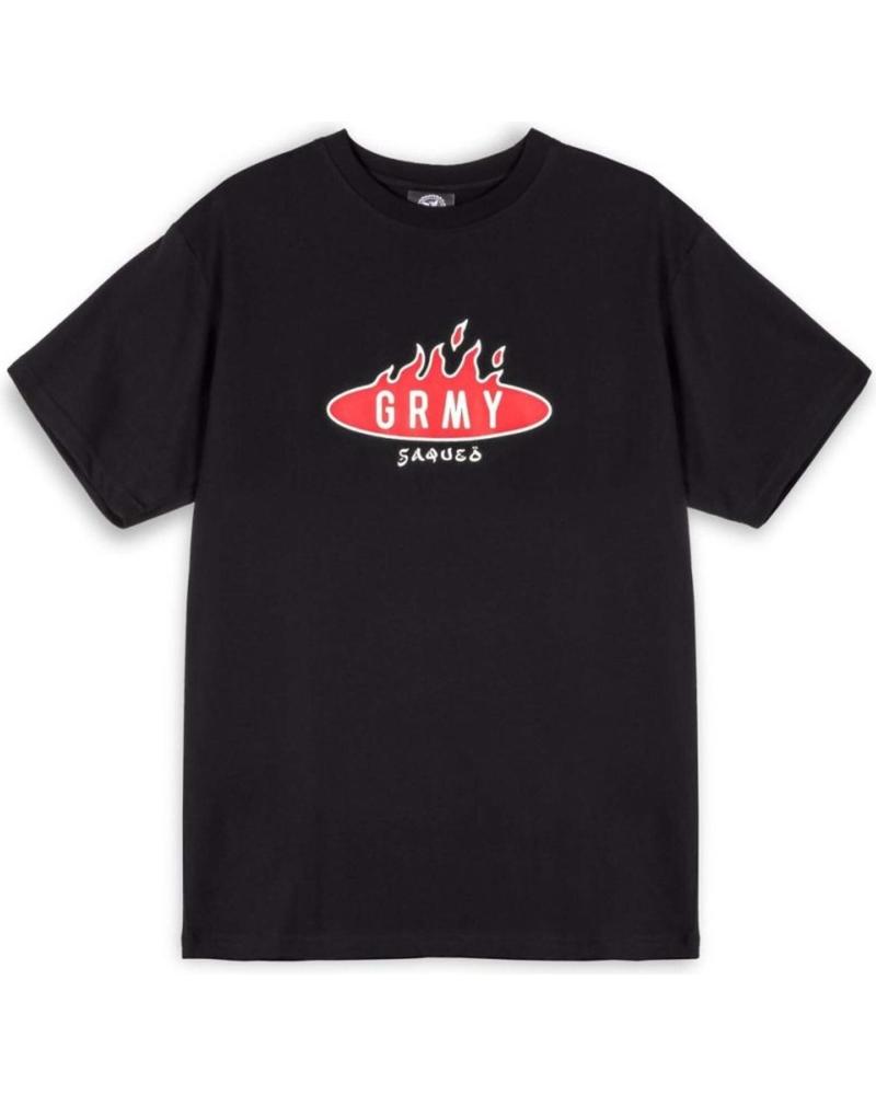 GRIMEY CAMISETAS Y POLOS EN COLOR PARA HOMBRE NEGRO