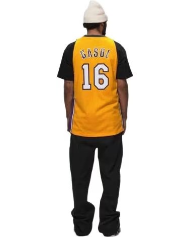 MITCHELL  NESS CAMISETA DE BALONCESTO MITCHELL NESS EN PARA HOMBRE AMARILLO
