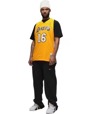MITCHELL  NESS CAMISETA DE BALONCESTO MITCHELL NESS EN PARA HOMBRE AMARILLO