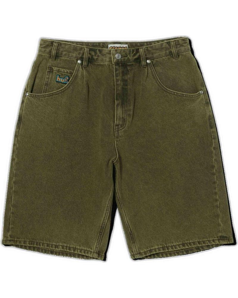 Accueil-HUF-PANTALONES-CORTOS-EN-COLOR-PARA-HOMBRE-VERDE
