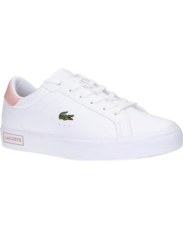 Zapatillas deporte de Mujer LACOSTE ZAPATILLAS POWERCOURT BLANCO BLANCO