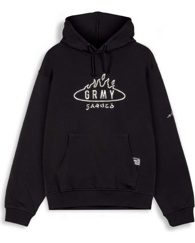 GRIMEY SUDADERAS EN COLOR PARA HOMBRE NEGRO